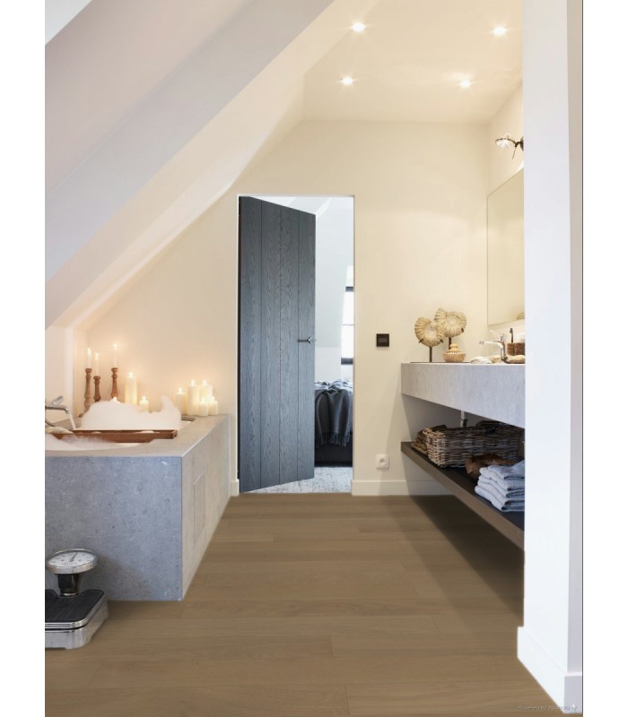 Parquet contrecollé Les Essentiels Regular Chêne Naturel Silk 1180 x 130 x 11 mm