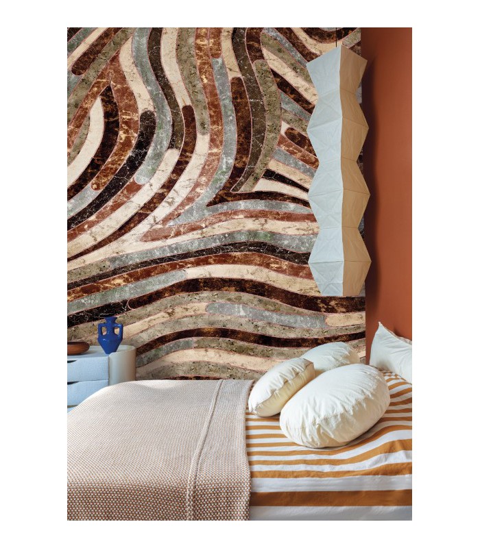Papier Peint SERPENTINE RUST DGROC2043 260 - Collection ROCK - MASUREEL - REF. DGROC2043 260