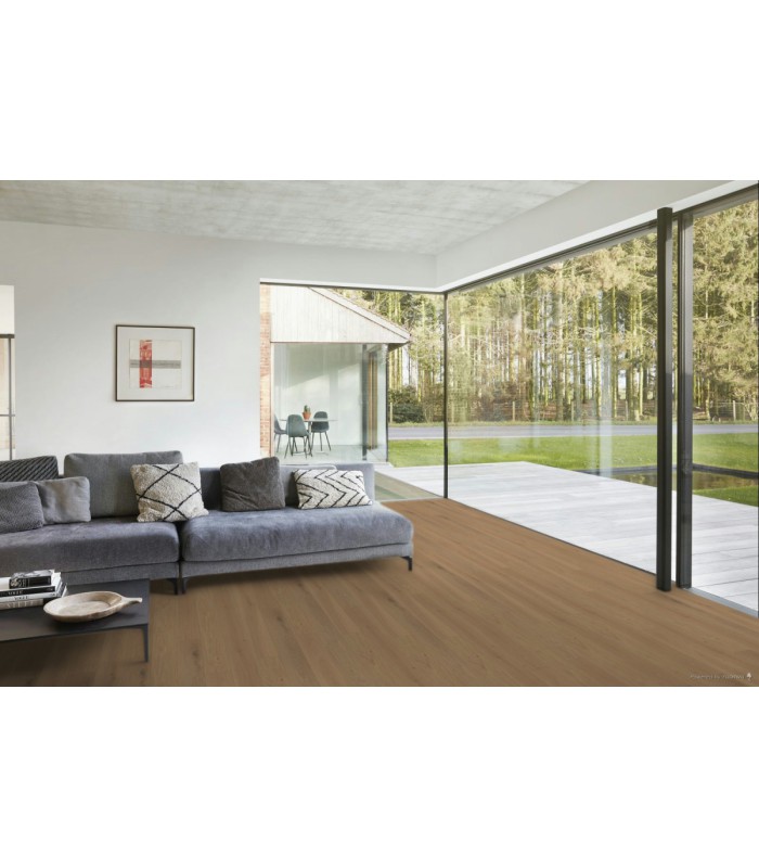 Parquet contrecollé Les Exclusifs Regular Long Chêne Naturel Pampa 1980 x 130 x 14 mm