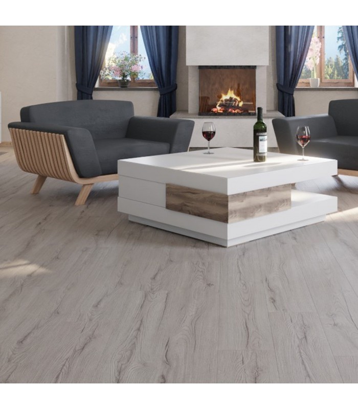 Kronotex Parquet Stratifié - Chêne Gris Centenaire Advanced D4175 - 1380 x 193 x 8 mm