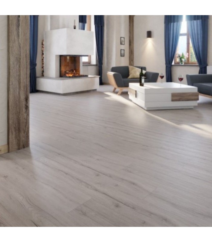 Kronotex Parquet Stratifié - Chêne Gris Centenaire Advanced D4175 - 1380 x 193 x 8 mm