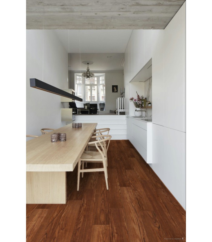 Berry Alloc Parquet stratifié Ocean+ - Teak Brown 7811 - 1288 mm x 190 mm x 8 mm