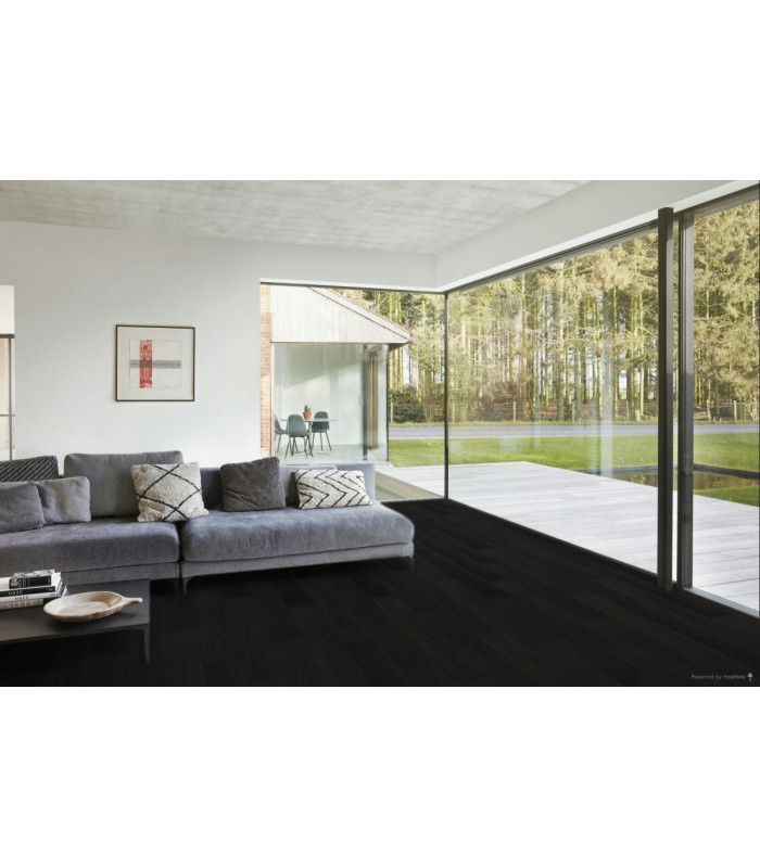 Berry Alloc Parquet stratifié Ocean+ - Charme Black 7516 -1288 mm x 190 mm x 8 mm