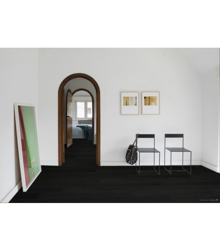 Berry Alloc Parquet stratifié Ocean+ - Charme Black 7516 -1288 mm x 190 mm x 8 mm