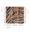 Papier Peint SERPENTINE RUST DGROC2043 260 - Collection ROCK - MASUREEL - REF. DGROC2043 260