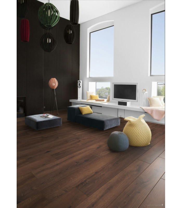 Parquet stratifié Ocean+ 12 mm Gyant Warm Brown 4125 - Hydro+