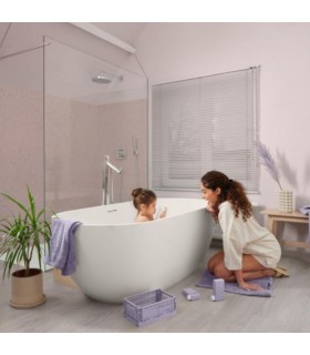 Berry Alloc Parquet stratifié Ocean+ 12mm - Jazz Light Grey 4604 - 1288 mm x 190 mm x 12 mm