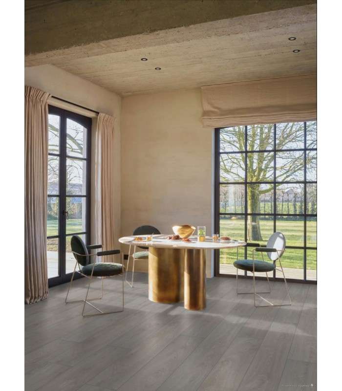 Berry Alloc Parquet stratifié Ocean+ 12mm - Jazz Light Grey 4604 - 1288 mm x 190 mm x 12 mm