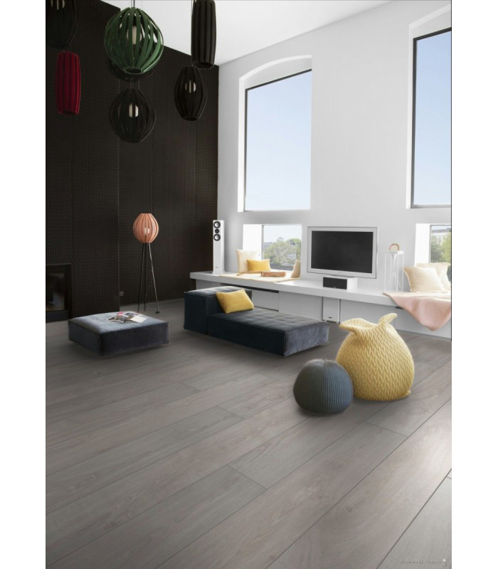 Berry Alloc Parquet stratifié Ocean+ 12mm - Jazz Light Grey 4604 - 1288 mm x 190 mm x 12 mm