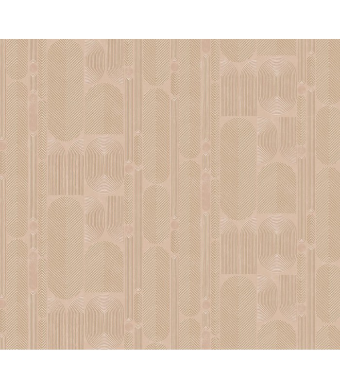 Papier Peint OVALA PEACH ROC204 - Collection ROCK - MASUREEL - REF. ROC204