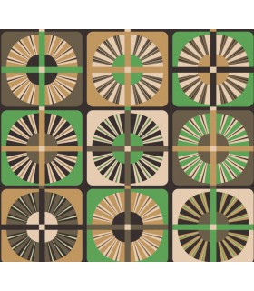 Papier Peint RAY OASIS ROC405 - Collection ROCK - MASUREEL - REF. ROC405