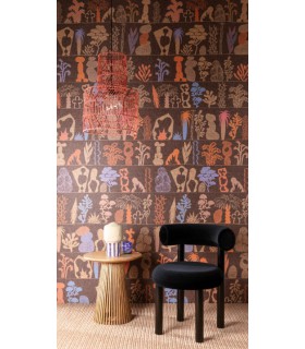 Papier Peint GAUDIA ROUGE DGJOY2031 300 - Collection JOY - MASUREEL - REF. DGJOY2031 300