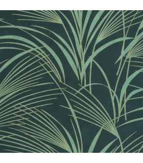 Papier peint SAMARRA BLEU PAON - Collection Babylone - CASADECO - Ref. BBLN89726788