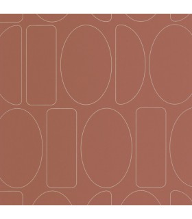 Papier peint LEGERETE TERRACOTTA - Collection Alchimie - CASADECO - Ref. ALMI89923596