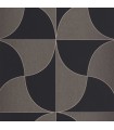 Papier peint VIREVOLTE NOIR REGLISSE - Collection Alchimie - CASADECO - Ref. ALMI89939336