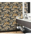 Papier peint BABEL MORDORE NOIR - Collection Babylone - CASADECO - Ref. BBLN89712390