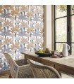 Papier peint BABEL ENCRE / NATUREL - Collection Babylone - CASADECO - Ref. BBLN89716457