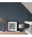 Papier peint SUBTILITE BLEU ENCRE - Collection Alchimie - CASADECO - Ref. ALMI89956803