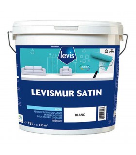 Levis levismur Satin Peinture Acrylique Murs & Plafonds - Intérieur -15 Litres