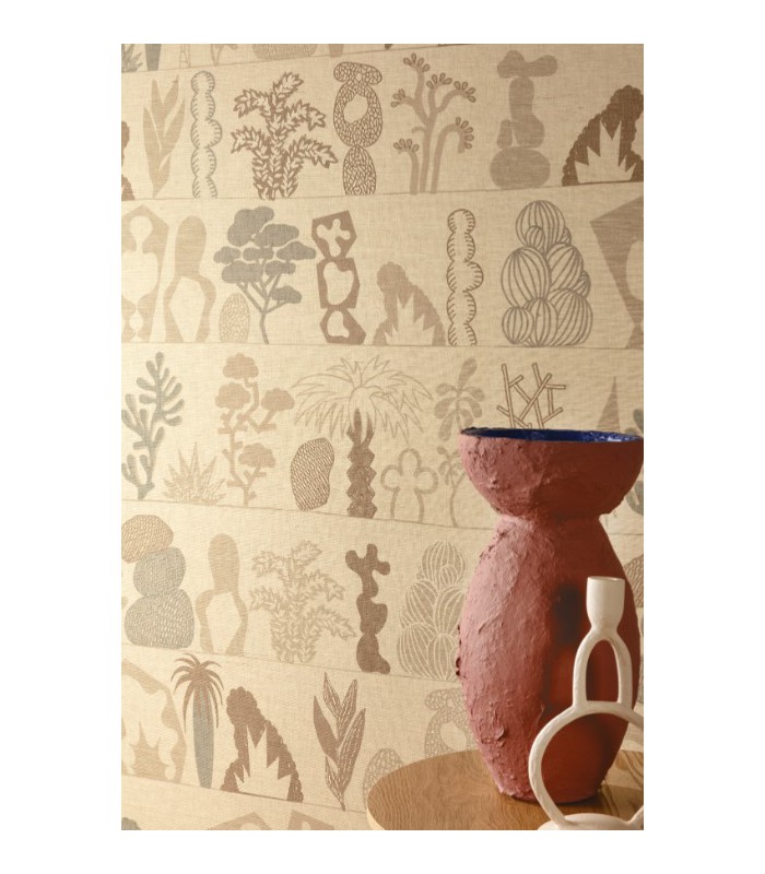 Papier Peint GAUDIA IVORY DGJOY2011 260 - Collection JOY - MASUREEL - REF. DGJOY2011 260