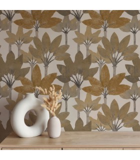 Papier peint BABEL NATUREL - Collection Babylone - CASADECO - Ref. BBLN89711265