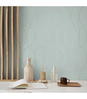 Papier peint LEGERETE BLEU CIEL - Collection Alchimie - CASADECO - Ref. ALMI89926417