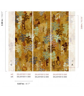 Papier Peint BAYA FAWN DGJOY3013 300 - Collection JOY - MASUREEL - REF. DGJOY3013 300