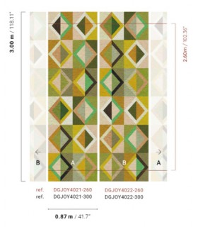 Papier Peint LUNCA FAWN DGJOY4021 260 - Collection JOY - MASUREEL - REF. DGJOY4021 260