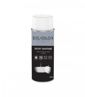 Delkolor Peinture Epoxy Sanitaire Blanc - 400ml