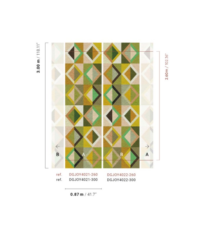 Papier Peint LUNCA FAWN DGJOY4022 300 - Collection JOY - MASUREEL - REF. DGJOY4022 300