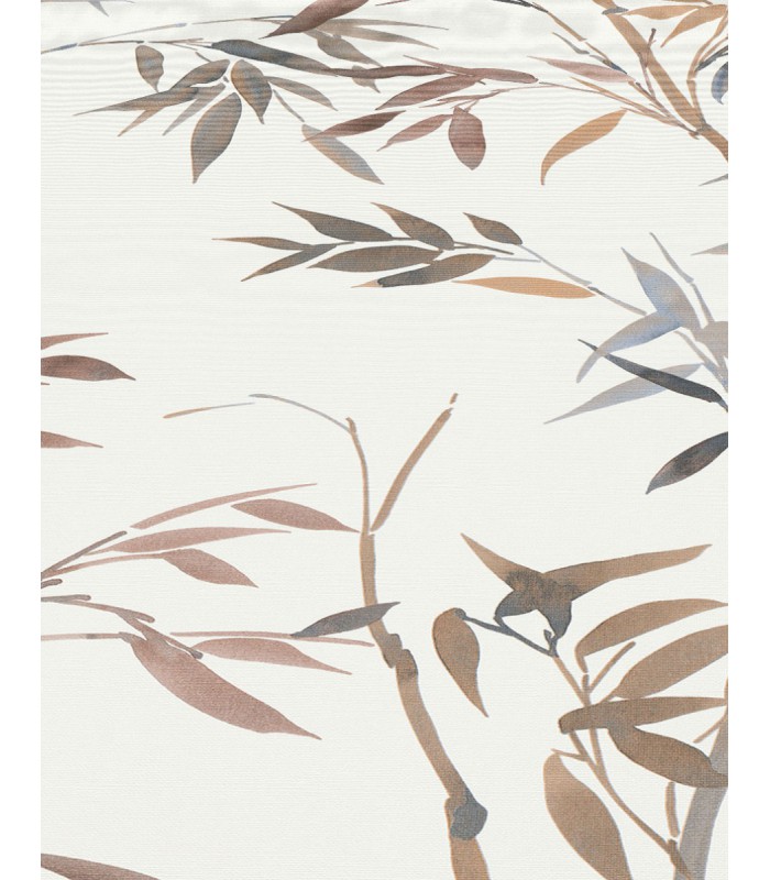 Papier peint Erismann, Collection Martinique - Intissé grainé, Décor : BAMBOU VERT