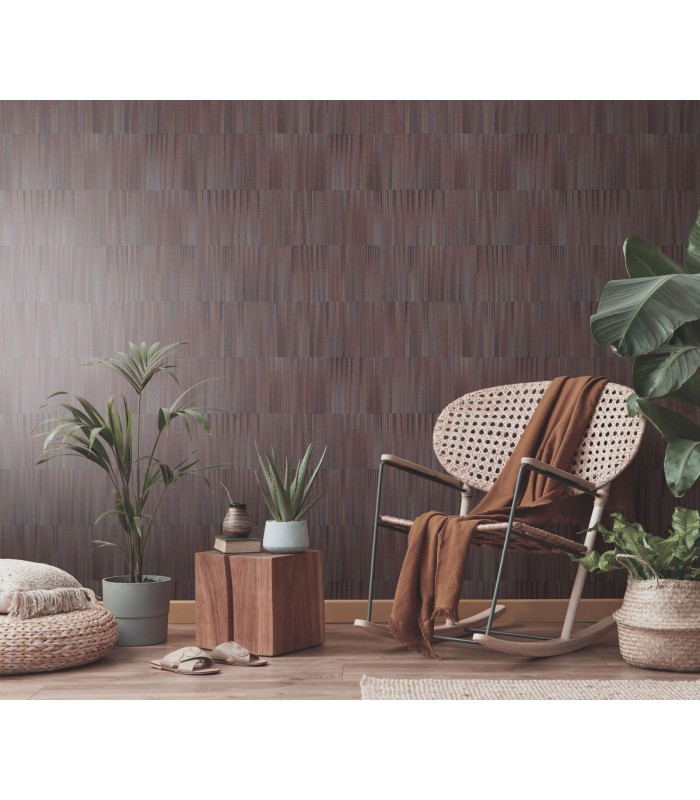 Papier peint Erismann, Collection Martinique - Intissé grainé, Décor : OXIDIZED HAVANE