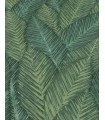 Papier peint Erismann, Collection Martinique - Intissé grainé, Décor : RETREAT VERT