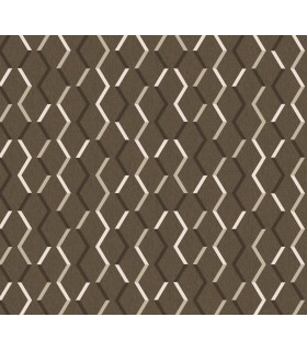 Papier Peint ZIGZAG TOBACCO JOY001 - Collection JOY - MASUREEL - REF. JOY001