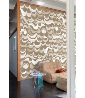 Papier Peint CHEVIOT IVORY DGRHA1012 300 - Collection RHAPSODY - MASUREEL - REF. DGRHA1012 300