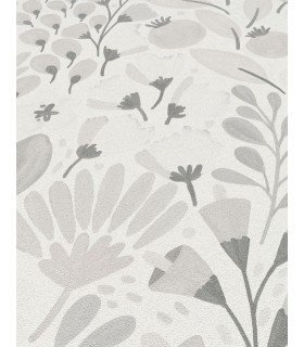 Papier peint Erismann - La Terrasse floral gris - 1051810