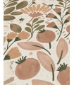 Papier peint Erismann - La Terrasse floral terracotta -1051811