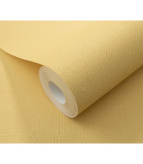 Papier peint Erismann - La Terrasse - uni effet textile jaune sable - 1026203