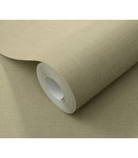 Papier peint Erismann - La Terrasse uni effet textile vert kaki - 1026236