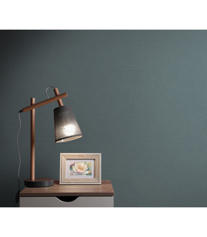Papier peint Erismann-  La Terrasse uni bleu gris - 1026243