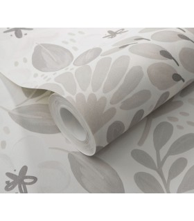 Papier peint Erismann - La Terrasse floral gris - 1051810