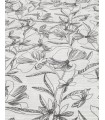 Papier peint Erismann - La Terrasse floral - noir et blanc - 1051915