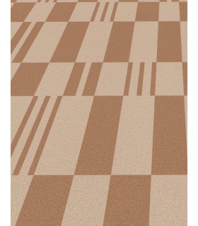 Papier peint Erismann - La Terrasse géométrique beige - 1052011