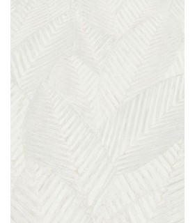 Papier peint Erismann, Collection Martinique - Intissé grainé, Décor : RETREAT BLANC