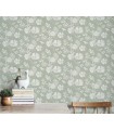 Papier peint Erismann - La Terrasse floral - Vert Sauge - 1051907