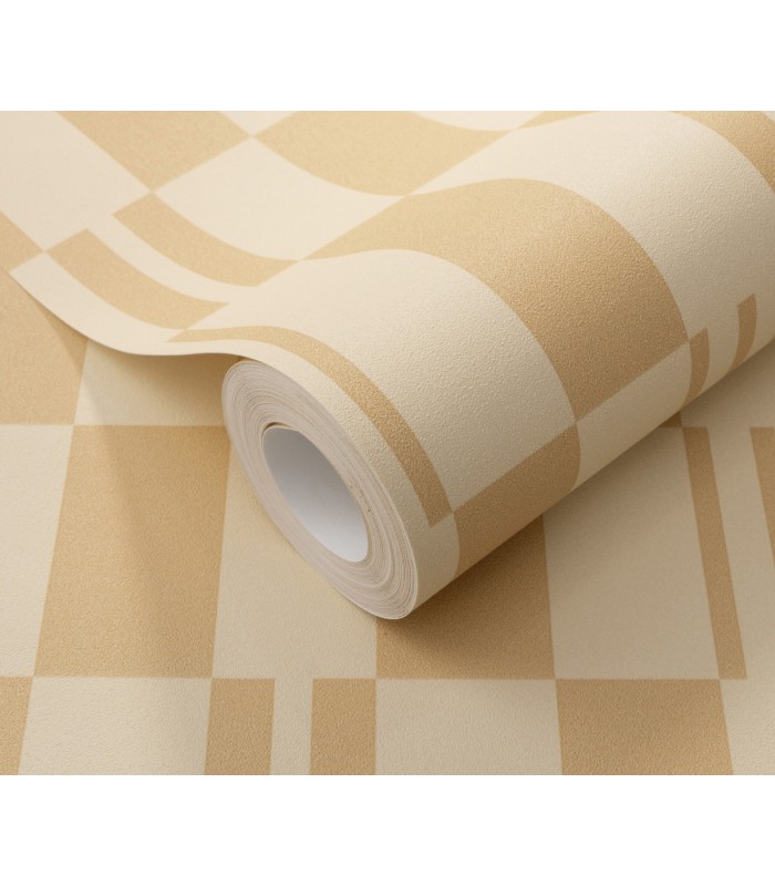 Papier peint Erismann - La Terrasse géométrique - beige écru - 1052004
