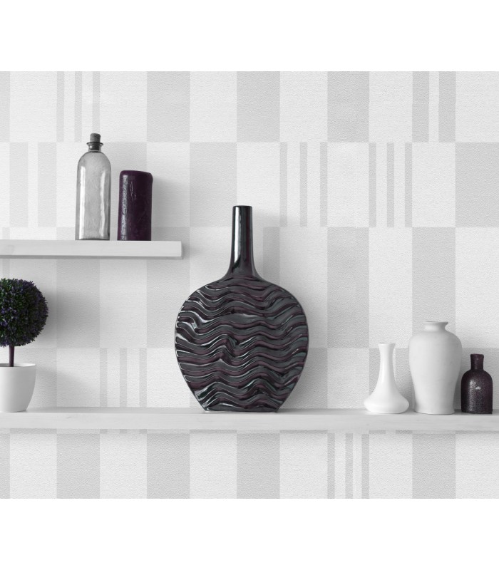 Papier peint Erismann - La Terrasse géométrique - Gris clair - 1052010