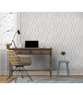 Papier peint Erismann - La Terrasse géométrique - Gris clair - 1052010