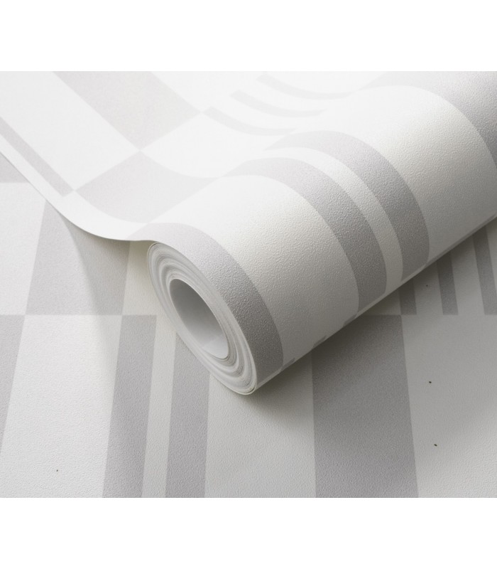 Papier peint Erismann - La Terrasse géométrique - Gris clair - 1052010