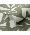 Papier peint Erismann - La Terrasse - feuillage vert sauge - 1052107